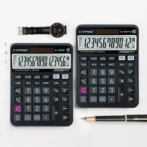 Индивидуальный логотип Calculadoras современный ctiffree Профессиональный 12 16-значный офисный калькулятор электронный калькулятор с двойной мощностью