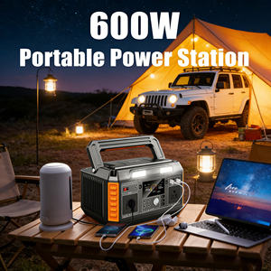 Estación de Energía Portátil de 600W A6 520Wh con Carga Inalámbrica UPS, 1500 Ciclos, 5 Años de Vida Útil, Enchufe Europeo - Product Image 2