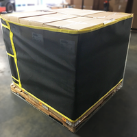 Filet de sécurité industriel en plastique recyclé en gros, 3' x 15', filet de protection pour palettes, filet de protection pour palettes