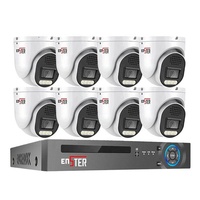 ENSTER 4K 8-Kanal 8MP Sicherheitskamerasystem für Außenbereich, PoE NVR Kit, CCTV IP-Kameras, Überwachungskamerasystem
