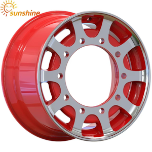 22.5 एक्स 11.75 थोक उच्च गुणवत्ता, नए और ट्रेंडी एल्यूमीनियम ट्रक पहिए हैं। उच्च प्रदर्शन और सर्वश्रेष्ठ बिक्री - Product Image 1