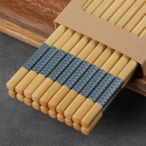 Pequeños palillos de bambú con estampado de cinco colores y diseño de nube auspiciosa, palillos naturales para el hogar, sin pintura, sin cera. - Product Image 1
