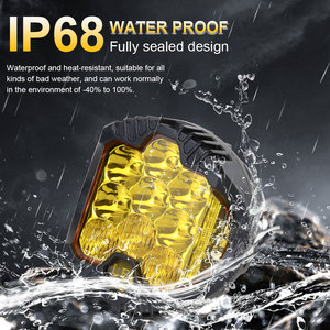 Faro da Lavoro LED Rotondo 3 Pollici LELANPU per ATV, Auto, Trattore, Nautica, Camion, Fuoristrada, Compatibile con Wrangler e Ford <span class=keywords><strong>Focus</strong></span> - Product Image 2