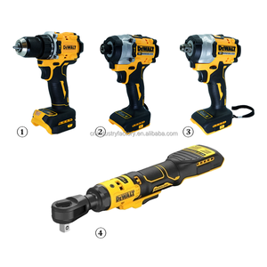 Juego <span class=keywords><strong>de</strong></span> herramientas eléctricas inalámbricas <span class=keywords><strong>de</strong></span> 20V sin escobillas <span class=keywords><strong>de</strong></span> 4 piezas, <span class=keywords><strong>kit</strong></span> <span class=keywords><strong>de</strong></span> herramientas profesional <span class=keywords><strong>Dewalt</strong></span> para construcción y reparación automotriz - Product Image 1