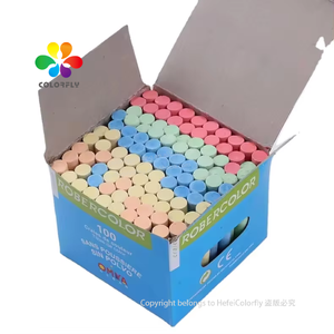 100 <span class=keywords><strong>Craies</strong></span> <span class=keywords><strong>de</strong></span> Haute Qualité Sans Poussière pour École, Étudiants, Enseignants, Bureau – <span class=keywords><strong>Craies</strong></span> Colorées et Blanches – Vente Chaude - Product Image 1