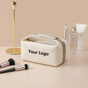 Bolsa de Maquillaje y Cosméticos Personalizada, Ecológica, de Lona, con Cierre de Cremallera, para Mujer - Product Image 2