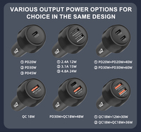 Chargeur de voiture Type-C super rapide ignifuge PD 45W pour 17/16/15 Pro Max et écouteurs