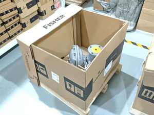 Patín de <span class=keywords><strong>gas</strong></span> natural de China, regulador de <span class=keywords><strong>gas</strong></span> de alto caudal Emerson Fisher personalizado 1098-EGR para entornos corrosivos, servicio de oxígeno - Product Image 3