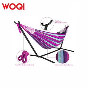 Woqi Sự Lựa Chọn Tốt Nhất Sản Phẩm Brazilian-Phong Cách Đôi Võng Với Tiết Kiệm Không Gian Thép Đứng Trong Nhà Ngoài Trời Cho Người Lớn - Product Image 3