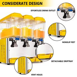 Máquina Expendedora Automática Comercial de Bebidas Frías de 3L/6L/12L/15L, Máquina de Granizados Negra Plateada para Hotel - Product Image 4