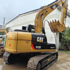Excavadora CAT312D de 12 toneladas con cazo de excavación de 0.6m³ de capacidad, excavadora de cadenas usada modelo CAT312D - Product Image 6