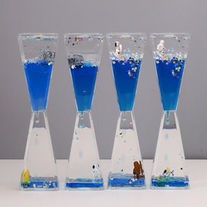 Adorno de gota de aceite con forma de astronauta espacial, reloj de arena triangular, juguete para niños, regalo de cumpleaños, decoración - Product Image 1