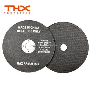 Disco da taglio smerigliatrice angolare 3 pollici colore nero disco da taglio extra sottile 75mm per acciaio inossidabile e metallo 75x1,2x9,8mm