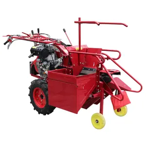 hand walking tractor compact Mini sweet corn mini combine harvester