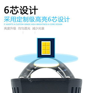 Luz Antiniebla LED Cuadrada Fankai de 12V, Universal para Automóviles, Actualización de Equipamiento, Impermeable, con Ventilador de Refrigeración, Chip de Alta Gama - Product Image 4