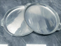 Plaques de cuisson pour pizza de 12 et 13 pouces, plateaux ronds jetables en aluminium, parfaits pour la machine à pizza électrique, pour une cuisson rapide et facile.