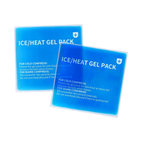 Pack de glace en gel bleu flexible pour le soulagement de la douleur Conception étanche non toxique Packs de froid chauds réutilisables pour les blessures Migraines Muscle