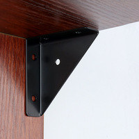 Support d'angle fixe en forme de triangle pour lit, accessoires de meubles réutilisables, connecteur de meuble, quincaillerie de connexion triangulaire