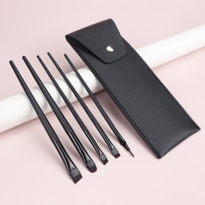 Pinceau à sourcils plat ultra-fin à pointe fine, pinceau à sourcils plat et fin, pinceau à sourcils fin et coudé pour sourcils - Product Image 1