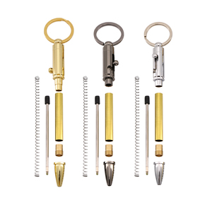 Kit de stylo d'<span class=keywords><strong>action</strong></span> de boulon de tournage en bois compact <span class=keywords><strong>accessoire</strong></span> de porte-clés tourné à la main pour les amateurs de bricolage et cadeaux personnalisés - Product Image 5