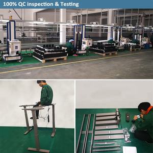 โต๊ะยืนไฟฟ้ามอเตอร์เดี่ยวตามหลักสรีรศาสตร์เฟอร์นิเจอร์สำนักงานทันสมัยอัจฉริยะประกอบง่ายโครงโต๊ะคอมพิวเตอร์ - Product Image 5