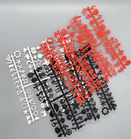 Lettres en plastique pour tableau de lettres en feutre pour la décoration de la maison, vente en gros