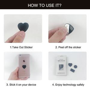 Camaz - Adesivo Shungite Anti-Radiação para Celular Camaz, Proteção <span class=keywords><strong>EMF</strong></span>, Shungite Natural, adesivo Shungite Preto para Celular - Product Image 6