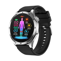Reloj inteligente de monitoreo de salud ET485, pantalla táctil Amoled, llamada de marcación SOS, reloj inteligente de monitoreo de ECG resistente al agua IP68 para hombres y mujeres