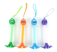 Nouveaux tubes lumineux LED jouets de fête pour enfants et adultes printemps clignotant Stretch Bend Octopus Pop Tubes jouet fidget