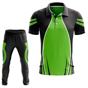 Conjunto de uniforme de cricket de diseño personalizado, Camiseta y pantalón, camiseta de cricket con su nombre y número