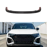 Nouveau séparateur de pare-chocs avant et diffuseur arrière en fibre de carbone 2022 pour Audi RS3 8Y - Protection et décoration à visser