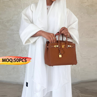 Robe de prière personnalisée OEM à faible MOQ, Abaya de luxe islamique pour femmes, en tissu sandwich blanc, style ample de Dubaï, pour l'Aïd et le Ramadan
