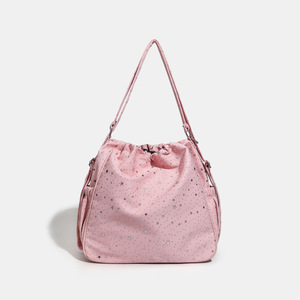 20cm Doll Bag <b>Drawstring</b> <b>Backpack</b> Star Ita Bag Large Capacity Tote Casual Crossbody Shoulder Multifunctional Commute Bag - Product Image 3