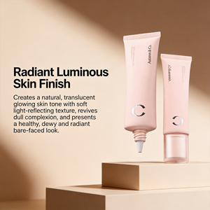 Fond de Teint Léger Mat Effet Perle Anti-Rides aux Ingrédients Végétaux - Minimise les Pores, Éclaircissant et Contrôle du Sébum pour Tous Types de Peau - Product Image 1