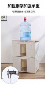 Modern Foldable Fabric <b>Storage</b> Zippered Window Ottoman Bedroom Furniture <b>Storage</b> 60X42x40cm Ottoman Foldable <b>Storage</b> Ottoman - Product Image 4