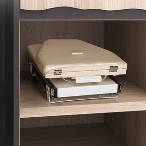 Accessoires de garde-robe armoire moderne robuste armoire murale coulissante en gros armoire pliable pliante planche à repasser coulissante - Product Image 5