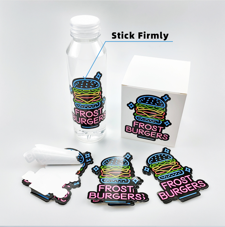 Custom Die Cut Stickers Waterproof Vinyl Personal Cartoon Brand Name Business Print individual Logo Sheet Stickers