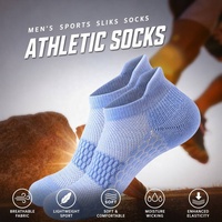 Calcetines Deportivos Personalizados de Malla Transpirable con Soporte de Arco Acolchado, Finos, Ligeros, para Correr, Tenis, Fitness y Entrenamiento