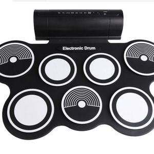 Electronic <b>Drum</b> W759 Foldable USB Charging Portable <b>Drum</b> Set For Music Practice - Product Image 1