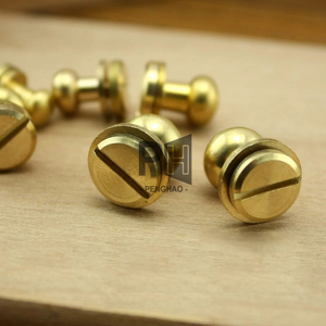 Латунный кошелек с заклепками - Product Image 6