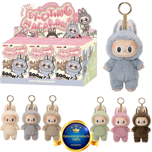 100% Original pour Pop Mart pour Labubu V1 Monsters Exciting Macaron Plush Lovely Dolls Lovely Mystery Boxes Design Blind Box Toys - Product Image 1