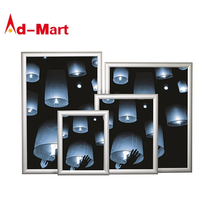 Mini boîte à lumière led avec cadre en acrylique, cadre instantané portable super mince pour studio photo