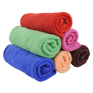 Chiffon de nettoyage en microfibre, petit carré, pour cuisine, restaurant, absorbant, blanc/marron/bleu, pour nappes - Product Image 6