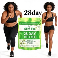 Té Adelgazante Herbal Detox OEM, Bolsa de 28 Días, Té Adelgazante Sin Azúcar, Quema Grasa Abdominal, Suplementos para Bajar de Peso para Adultos