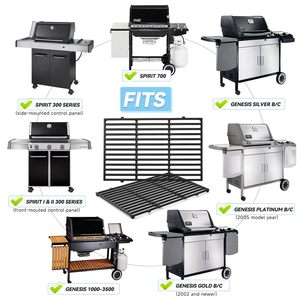 Grille de cuisson de remplacement en fonte Senershuo 44,5 cm 7638 pour <span class=keywords><strong>barbecue</strong></span> extérieur Spirit I & II série 300 - Product Image 3