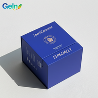 Boîte cadeau rigide pliable sur mesure avec structure à tenons autobloquants pour les détaillants de marques, emballage de parfums et d'huiles essentielles