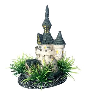 Grosir Aksesori Tangki Ikan Dekorasi Akuarium Ornamen Kastil Resin Mini Anak - Product Image 2