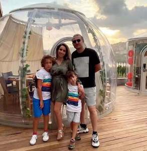 Portable Camping En Plein Air pod Maison Avec Chambres louer <span class=keywords><strong>Bulle</strong></span> Chambre D'hôtel Dôme Tente - Product Image 3