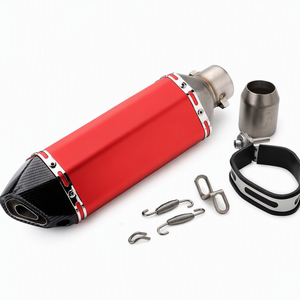 Silenciador <span class=keywords><strong>de</strong></span> <span class=keywords><strong>Escape</strong></span> <span class=keywords><strong>de</strong></span> Acero Inoxidable <span class=keywords><strong>para</strong></span> Motocicleta, Sistema Completo <span class=keywords><strong>de</strong></span> 300 mm <span class=keywords><strong>para</strong></span> Scooter y Motocross, <span class=keywords><strong>Tubo</strong></span> <span class=keywords><strong>de</strong></span> <span class=keywords><strong>Escape</strong></span> Exterior <span class=keywords><strong>de</strong></span> 51 mm - Product Image 3