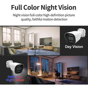 4 8 kênh AHD CCTV An Ninh <span class=keywords><strong>DVR</strong></span> Analog Kit 2MP 5MP 8MP nhà ngoài trời hệ thống camera ánh sáng ấm áp đầy đủ màu sắc tầm nhìn ban đêm CMOS - Product Image 4